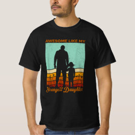 末素晴らし娘の父の日のように Tシャツ