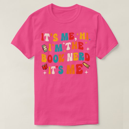 本おもしろいおたくギフト Tシャツ (デザイン正面)