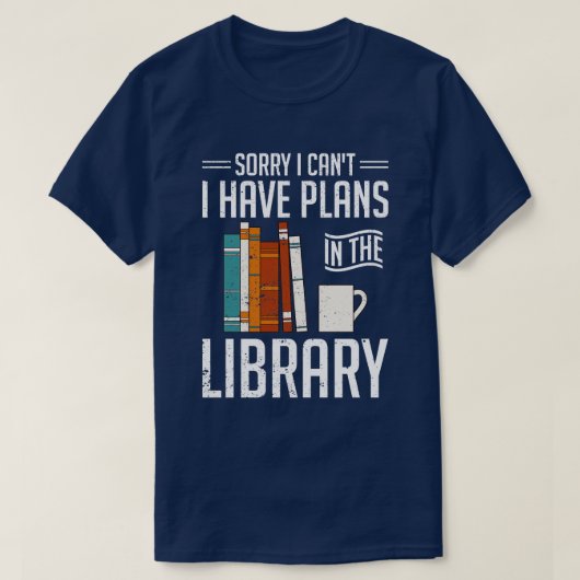 本おもしろいおたく図書室読図書室 Tシャツ (デザイン正面)