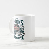本おもしろいが好き コーヒーマグカップ (正面左)