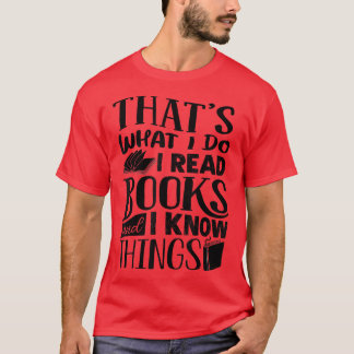 本おもしろいの読グラフィック女性メンズブックラバーL Tシャツ