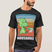 本おもしろいのReadosaurus恐竜読のDinoレトロ Tシャツ (正面)