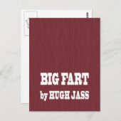 本おもしろい名：格安ギフトを発音 ポストカード (正面/裏面)