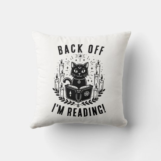 本おもしろい好きの人が私の元に戻読る クッション (裏面)