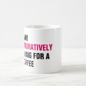 本おもしろい好きの比喩的な死 コーヒーマグカップ (中央)