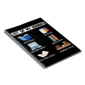 本おもしろい好きユーモア本虫読の ノートブック (右側)