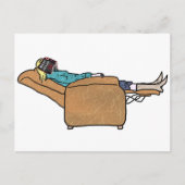 本おもしろい好き冷たいコラージュ ポストカード (正面)