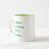 本おもしろい好き本が詰めもしていない ツートーンマグカップ (正面左)