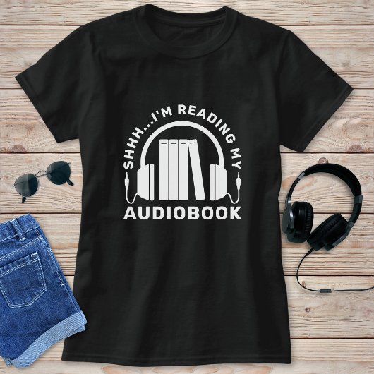 本おもしろい好き私の読オーディオブック Tシャツ