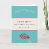 本おもしろい恋人の誕生日カード カード (正面)