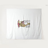 本おもしろい恋人キリン長い型枠トールテレ読ーズ タペストリー (正面(横))