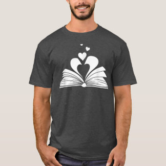 本おもしろい恋人デザイン男性の女性の子供Bookworm Li Tシャツ