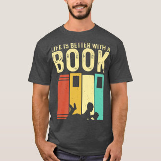 本おもしろい恋人デザイン男性の女性読読者 Tシャツ