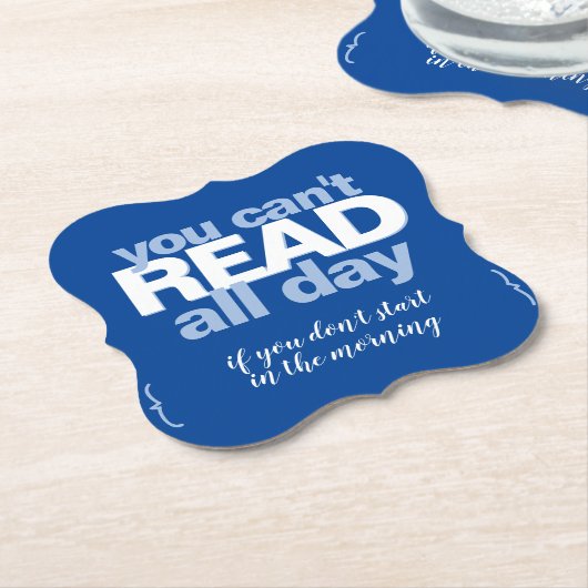 本おもしろい愛読者終日モダンタイポグラフィ ペーパーコースター (アングル)