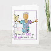 本おもしろい虫誕生日カード カード (正面)