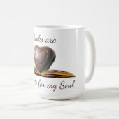 本およびチョコレート恋人のマグ コーヒーマグカップ (正面右)