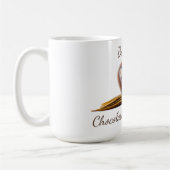 本およびチョコレート恋人のマグ コーヒーマグカップ (左)