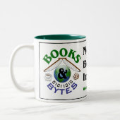 本およびバイトのマグ ツートーンマグカップ (左)