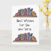 本および学ぶこと カード (黄色い花)