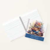本お洒落の花水彩 ノートブック (内部)