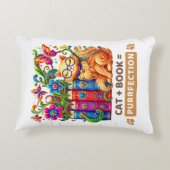 本お洒落蝶の猫 アクセントクッション (裏面)