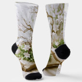 本から育つ花の木 ソックス (傾斜あり)