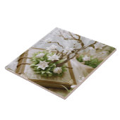 本から育つ花の木 タイル (側面)