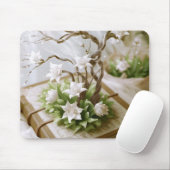 本から育つ花の木 マウスパッド (マウス)