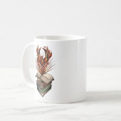 本から蘇るフェニックス ファンタジー コーヒーマグカップ (正面左)