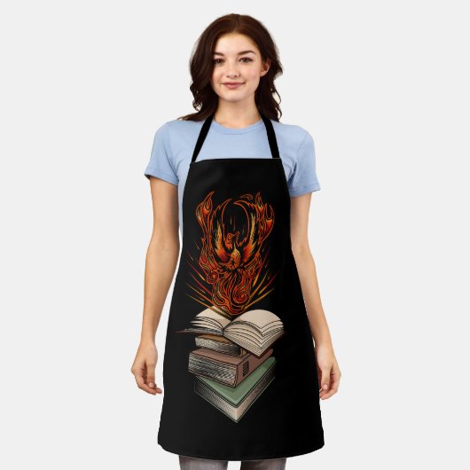 本から エプロン (着用した状態)