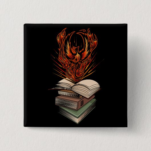 本から 缶バッジ (正面)