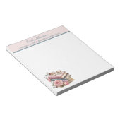 本かわいらしパーソナライズされた ノートパッド (アングル)