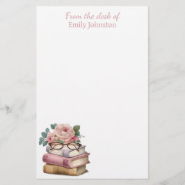 本かわいらしパーソナライズされた 便箋