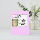 本がなければ家は魂のない肉体と同じ ― シセロ ポストカード (スタンド正面)