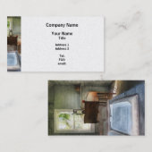 本が付いている1棟の部屋の校舎 名刺 (正面/裏面)