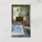 本が付いている1棟の部屋の校舎 名刺 (裏面)