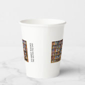 本が多いから本が多い引用文、ブックラバー 紙コップ (右)