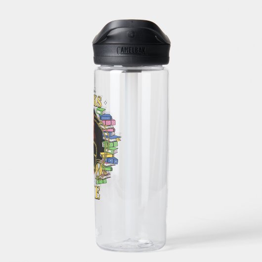 本が多くて時間が無い ウォーターボトル (背面)