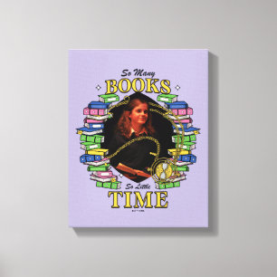 本が多くて時間が無い キャンバスプリント