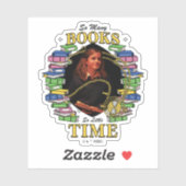 本が多くて時間が無い シール (シート)