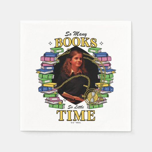 本が多くて時間が無い スタンダードカクテルナプキン (正面)