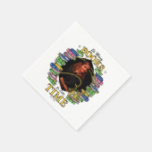 本が多くて時間が無い スタンダードカクテルナプキン (角)