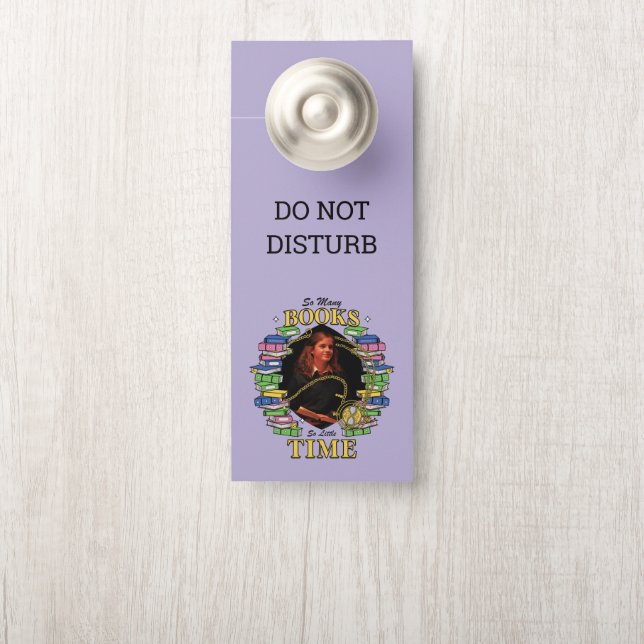 本が多くて時間が無い ドアノブサイン (ノブ)