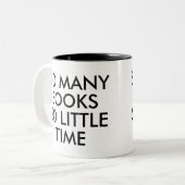 本が多くて時間が無い |ブックラバーマグ ツートーンマグカップ (正面左)
