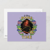 本が多くて時間が無い ポストカード (正面/裏面)