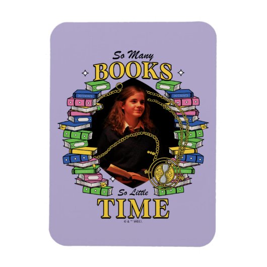 本が多くて時間が無い マグネット (縦)