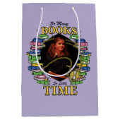 本が多くて時間が無い ミディアムペーパーバッグ (正面)