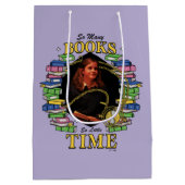 本が多くて時間が無い ミディアムペーパーバッグ (裏面)