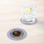 本が多くて時間が無い ラウンドペーパーコースター (インサイチュ)