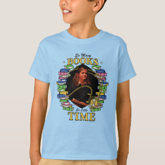 本が多すぎて、時間がいくらあっても足りない Tシャツ